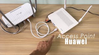 Set up Huawei ONT as a WiFi Access Point  NETVN [upl. by Ardnikal946]