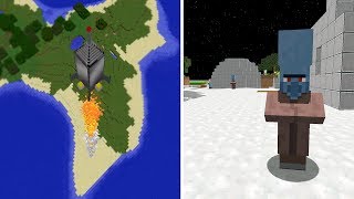 NAAR DE MAAN IN MINECRAFT [upl. by Graehme]