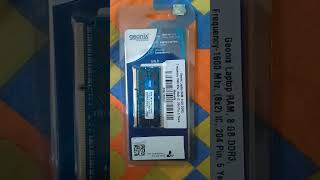 Geonix SK Hynix  8gb DDR3 Ram Laptop  Asus x553m laptop asus geonix youtubevideo shorts [upl. by Nelleeus123]