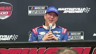 KYLE BUSCH TALKS TO THE MEDIA AT MARTINSVILLE [upl. by Odnomor314]