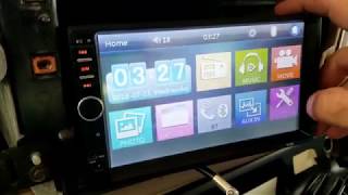 Logo setting code for Cheap 50 7018B Double DIN Touch Screen Radio [upl. by Chui518]