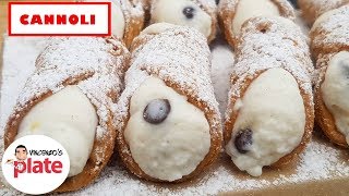 ITALIAN CANNOLI RECIPE  How to Make Sicilian Cannoli Shells and Cream [upl. by Yssis]