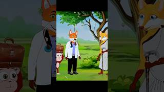 মিচকে শিয়াল এখন ডক্টর Fairy Tales Fox Cartoon  Rupkothar Bangla Golpo  Thakumar Jhuli shorts [upl. by Assirat]