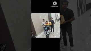 Birthday gift new electric scooter shorts viral video [upl. by Atikam327]