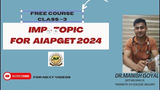 AIAPGET IMP Topics part 3 [upl. by Ennagrom598]