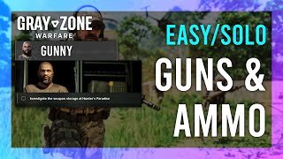 Guns amp Ammo  Gunny  Gray Zone Warfare GUIDE  QuickSolo  Mission Tutorial [upl. by Ynnohj]