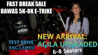 BAGSAK PRESYO SA MARIKNA SA LAHAT NG EBIKE DAHIL SA BAGONG PADATING STOCKS  NEW AGILA UPGRADED [upl. by Gunning]