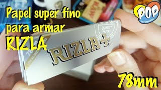 Papel para fumar RIZLA Silver [upl. by Rheinlander]