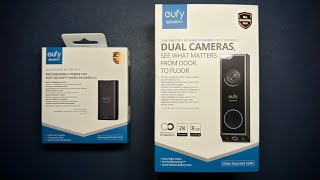 New Eufy Video Doorbell E340  Dual Camera Video Doorbell Battery powered [upl. by Seuqram]