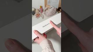 Unboxing MacBook Air 15 inch M3 🩶 macbook lifestyle cozy [upl. by Hayidan]