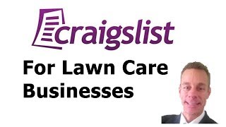 Craigslist for your lawncare business [upl. by Wiltsey]