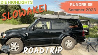 🇸🇰 Slowakei Rundreise mit dem Auto  die Highlights 🚙 Roadtrip 2023 [upl. by Cole]