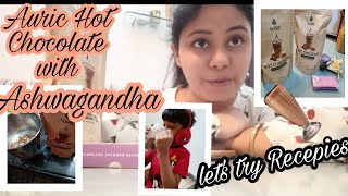 Auric Hot Chocolate with AshwagandhaHotchocolateRecepies sandwhichlifewithFalguni [upl. by Idet]