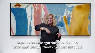 Sala 2  videoguida LIS  Helen Frankenthaler Dipingere senza regole [upl. by Acimad298]