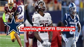 Dallas Cowboys 2024 UDFA Signings [upl. by Ffej]