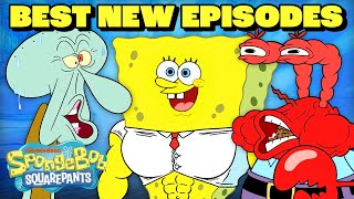 Best of NEW SpongeBob Episodes Part 4  3 Hour Compilation  SpongeBob [upl. by Llednew481]