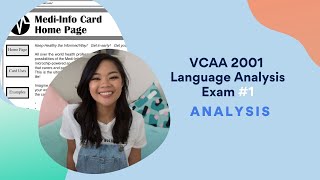 Analyse VCAA 2001 Language Analysis Exam with me  Part 1  Analysing Argument  Lisa Tran [upl. by Jewelle]