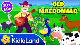 Old Macdonald Had A Farm EIEIO Song With Lyrics  Best Nursery Rhymes amp Kids Songs  KidloLand [upl. by Aniad]