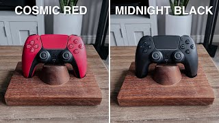 NEW PS5 Controllers Cosmic Red  Midnight Black [upl. by Retsub22]