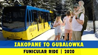 Experience WINTER Wonderland in Zakopane Poland  Gubalowka Funicular [upl. by Ayyn]