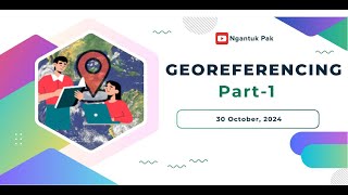 Georeferencing dengan ArcGIS [upl. by Ahk]