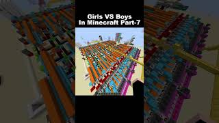 Girls VS Boys in Minecraft Part7 indiangamer hindigameplay minecraftfunny funny [upl. by Yasnil626]