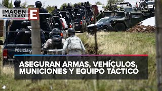 Chocan militares y civiles armados en Texcaltitlán Edomex [upl. by Aicissej]