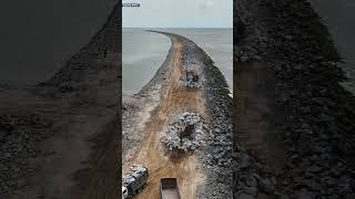 Overview of the South Breakwaters Machilipatnam Port  shorts [upl. by Kreiker]