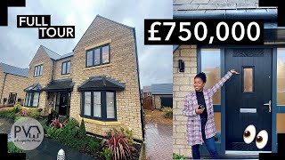 Touring a BEAUTIFUL 5 Bed Detached New Build Home  FULL Property Home Tour  Cala Homes Solville [upl. by Gibbeon]