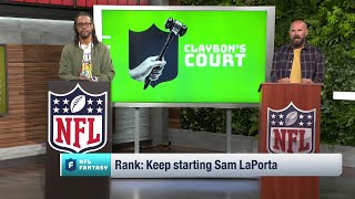 Claybons Court  NFL Fantasy Live [upl. by Alliw]