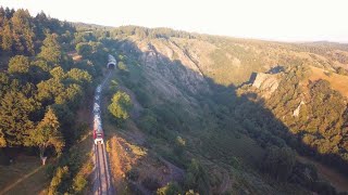 Rare  sur la ligne du Train Translozérien des rames du train Cévenol le 18 juillet 2024 [upl. by Giulia67]