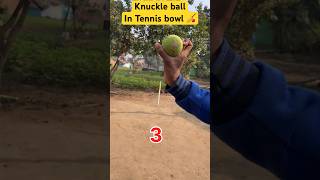 Knuckle ball 🤾🏻‍♂️cricketshorts cricket fastbowling [upl. by Jennifer]