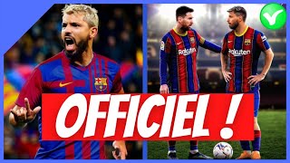 AGUERO AU BARÇA  CEST FAIT  UNE BONNE RECRUE POUR LE BARCA  Actu Barça [upl. by Aun347]