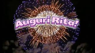 GIF Buon Onomastico Rita Tanti Auguri 🎉 22maggio santarita [upl. by Vokay488]