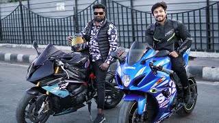 GSXR1000 vs BMW S1000RR  200Bhp Insane Super Bikes [upl. by Amahcen]