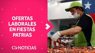 TRABAJOS TEMPORALES para Fiestas Patrias Las ofertas laborales disponibles en septiembre [upl. by Aneg]