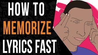 How To Memorize Lyrics In 6 Easy Steps How To Memorize Lines [upl. by Godliman]