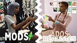 Des MODS pour rendre les ADOLESCENTS RÉALISTES et DÉLINQUANTS dans les SIMS 4 💣 MODS SIMS 4 [upl. by Hung196]