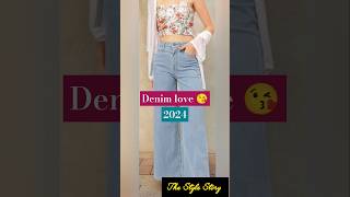 😻 Denim Remix How to Style Classic Jeans for Modern Looks shorts shortvideo [upl. by Kciderf]