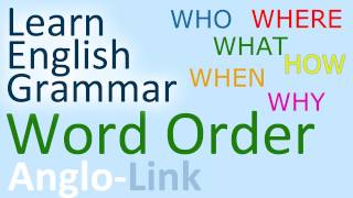 Word Order Sentence Structure  English Grammar Lesson Part 1  B1Intermediate [upl. by Mishaan]