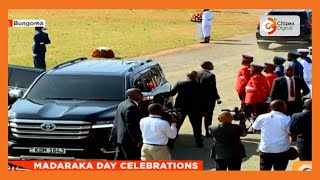 Deputy President Rigathi Gachagua arrives at Masinde Muliro Stadium for Madaraka Day Celebrations [upl. by Alexandre]