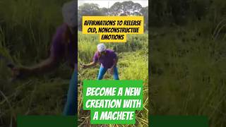 Become a NEW Creation w a Machete affirmations [upl. by Beshore]