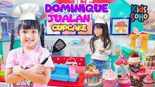 DOMINIQUE JADI PENJUAL CUPCAKE BERBAGAI RASA DI BALI😍 PELANGGANNYA SAMPE ANTRI LOH🤭 viralvideo [upl. by Salisbarry]