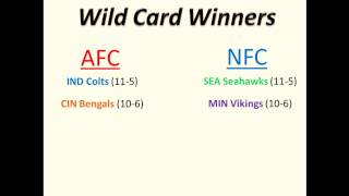 How the NFL Playoffs Work [upl. by Corby]