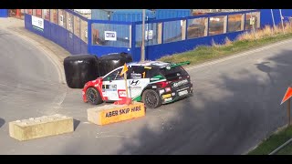 RALI CEREDIGION 2024  RALLY 2 CARS FLAT OUT [upl. by Ahsied]