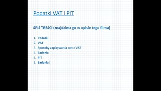 Podatki VAT i PIT  Matematyka Szkoła Podstawowa [upl. by Raviv]