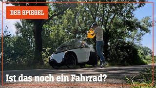 Wir drehen eine Runde Podbike Frikar im Test – Ist das noch ein Fahrrad  DER SPIEGEL [upl. by Aikat]