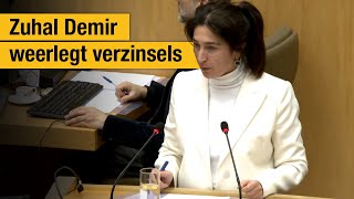 Zuhal Demir weerlegt de verzinsels [upl. by Mina]