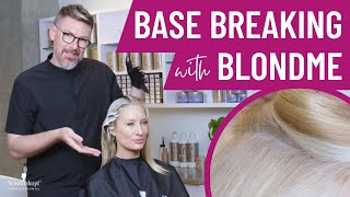 How to get Dimensional Highlights with NEW BLONDME Base Breaker  Schwarzkopf Professional USA [upl. by Yssej]