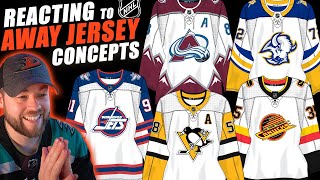 NHL Away Hockey Jersey Concepts [upl. by Suehtomit]